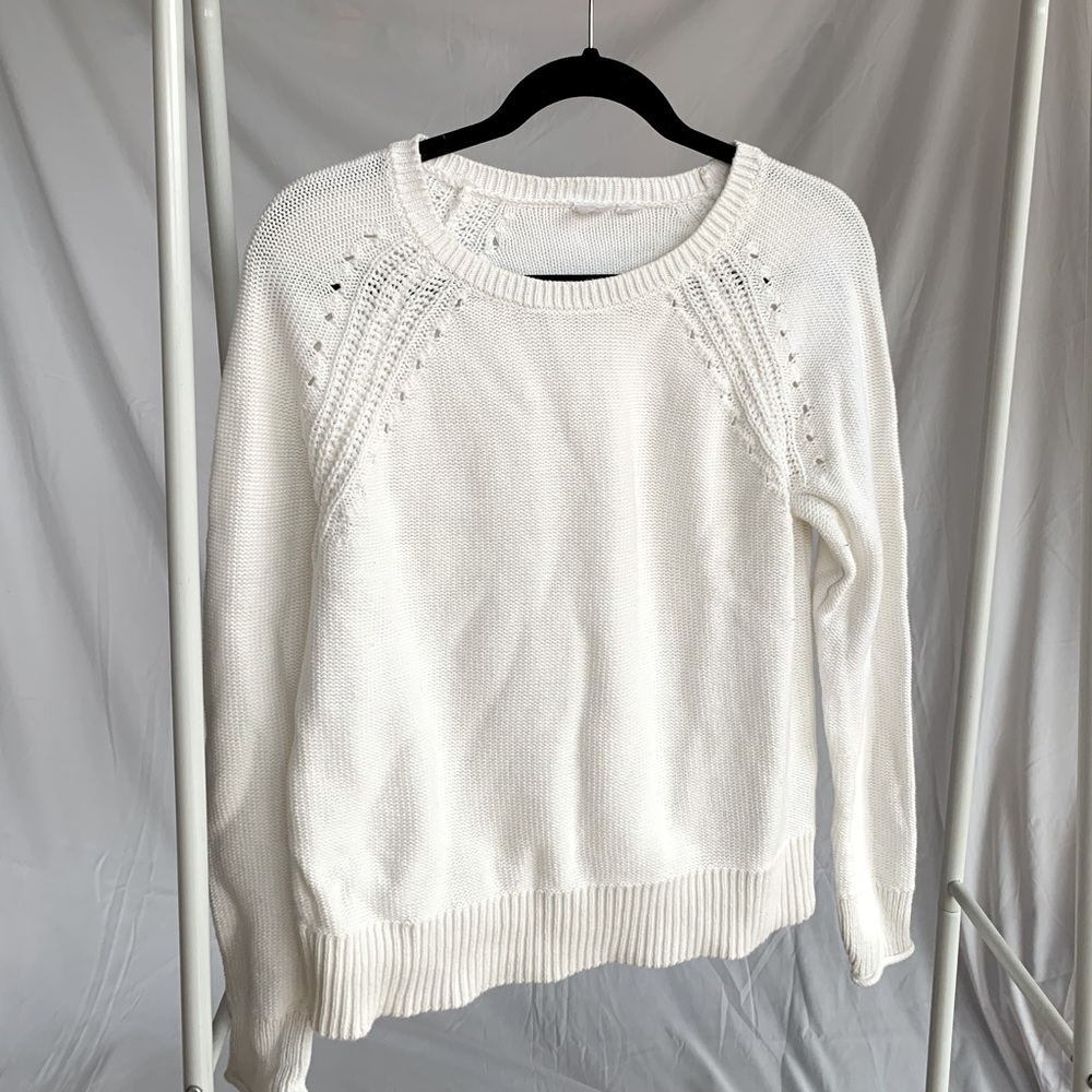 White Gap cotton sweater